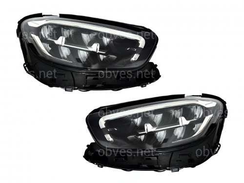 Фары Full LED Mercedes E-Class W213 рестайлинг 2020-2023 комплектные с блоками 2шт.