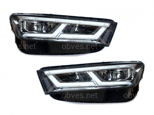 Фары LED для AUDI Q5 2017-2020 2шт. комплектные с блоками Фары LED для AUDI Q5 2017-2020 2шт. комплектные с блоками