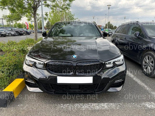 Решетка радиатора Diamond black BMW 3 Series G20 G21 2019-2022 черный глянец