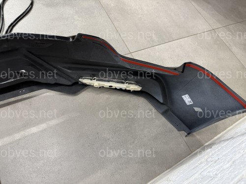 Юбка переднего бампера TRD Toyota Land Cruiser Prado 150 2018-2023 цвет черный