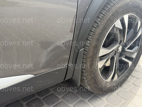 Брызговики Peugeot 2008 2020+, комплект 4шт. Брызговики Peugeot 2008 2020+, комплект 4шт.