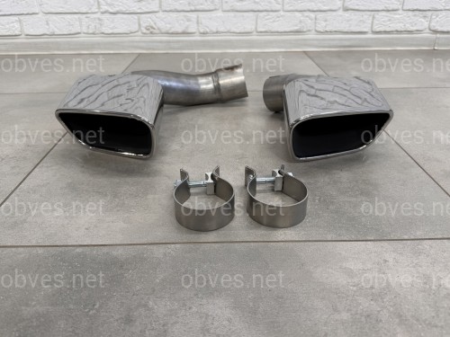 Насадки на выхлопные трубы CHROME M Paket BMW X5 F15 2014-2018 Насадки на выхлопные трубы CHROME M Paket BMW X5 F15 2014-2018