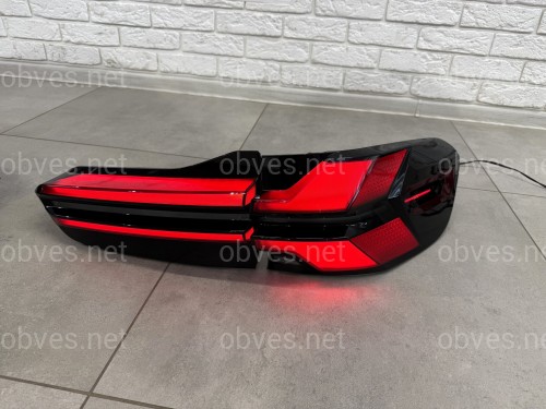 Фонари стопы LCI 2023+ рестайлинг для BMW X5 G05 2018-2022 4шт С НАДПИСЬЮ BMW