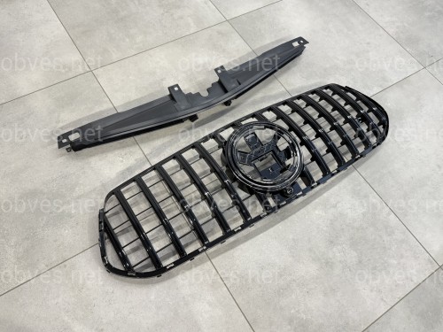 Решетка радиатора GT BLACK Mercedes GLE-Class V167 2023+ Решетка радиатора GT BLACK Mercedes GLE-Class V167 2023+