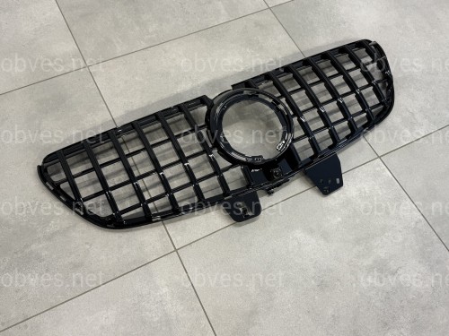 Решетка радиатора GT BLACK Mercedes Benz V-class W447 2020-2023 ОБЫЧНЫЙ НЕ AMG