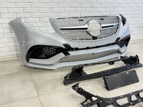 Передний бампер в сборе GLE63 AMG Mercedes-Benz GLE class W166 2015-2018