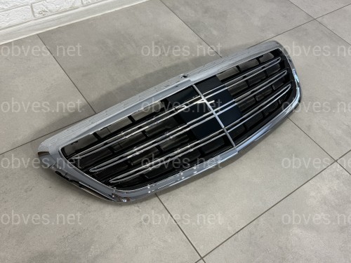 Решетка радиатора AMG под радар для Mercedes-Benz S-class W222 2013-2020