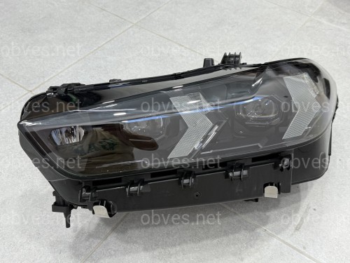 Фары Full LED Shadow line LCI 2023+ взамен дорестайлинговых BMW X5 G05 X6 G06 2018-2022 2шт. с заменой бампера на 2023+ Фары Full LED Shadow line LCI 2023+ взамен дорестайлинговых BMW X5 G05 X6 G06 2018-2022 2шт. с заменой бампера на 2023+