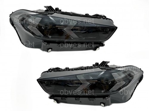 Фары Full LED Shadow line LCI 2023+ взамен дорестайлинговых BMW X5 G05 X6 G06 2018-2022 2шт. с заменой бампера на 2023+ Фары Full LED Shadow line LCI 2023+ взамен дорестайлинговых BMW X5 G05 X6 G06 2018-2022 2шт. с заменой бампера на 2023+