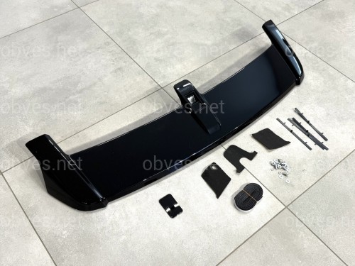 Спойлер козырек Honda CR-V III 2006-2012 ABS пластик, черный глянец