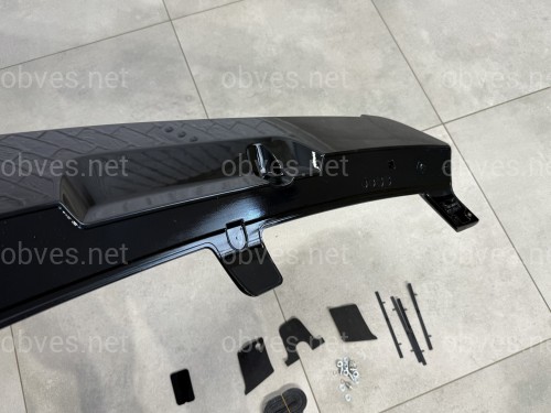 Спойлер козырек Honda CR-V III 2006-2012 ABS пластик, черный глянец