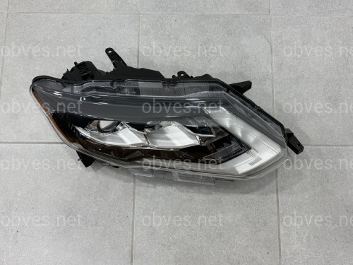 Правая фара Full LED 2 линзы ХРОМ для Nissan Rogue 32 2017-2020 Правая фара Full LED 2 линзы ХРОМ для Nissan Rogue 32 2017-2020