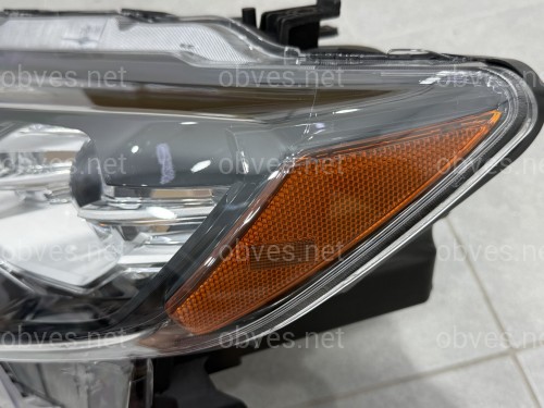 Левая фара Full LED 2 линзы ХРОМ для Nissan Rogue 32 2017-2020