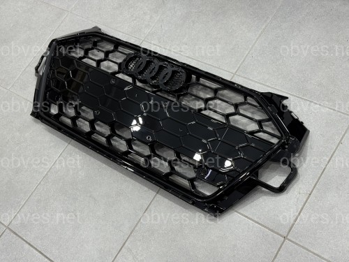 Решетка радиатора S-Line для Audi A4 B9 2020-2023, цвет черный