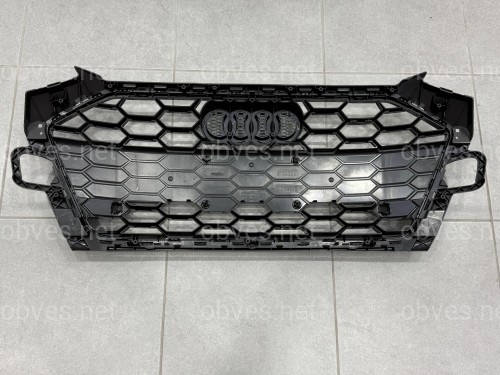 Решетка радиатора S-Line для Audi A4 B9 2020-2023, цвет черный