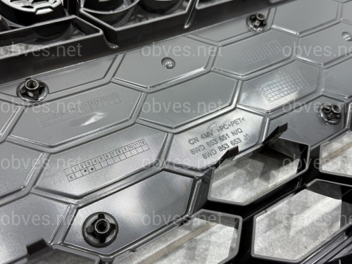 Решетка радиатора S-Line для Audi A4 B9 2020-2023, цвет черный