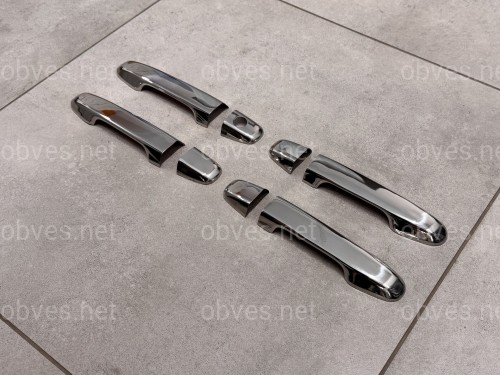 Накладки на ручки Toyota Yaris 2011-2015 (нержавеющая сталь) Накладки на ручки Toyota Yaris 2011-2015 (нержавеющая сталь)