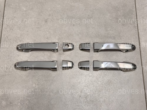 Накладки на ручки Toyota Yaris 2011-2015 (нержавеющая сталь) Накладки на ручки Toyota Yaris 2011-2015 (нержавеющая сталь)