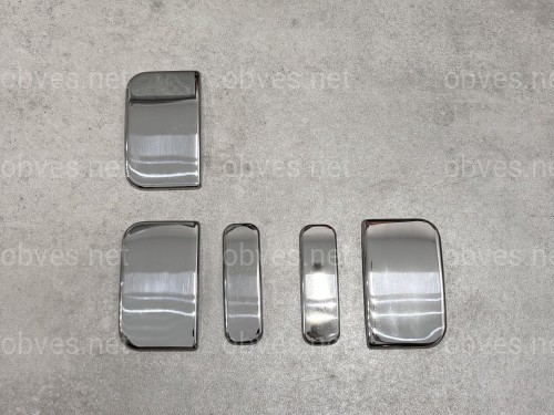 Накладки на ручки Citroen Berlingo 1996-2007 (нержавеющая сталь) 3 шт.