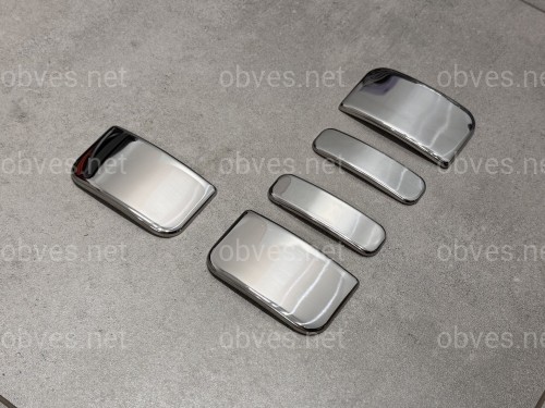 Накладки на ручки Citroen Berlingo 1996-2007 (нержавеющая сталь) 3 шт.