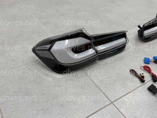 Задние фонари SMOKE G30 Style для BMW 3 series F30 2012-2018