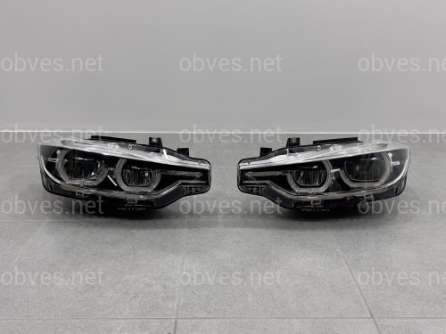 Фары FULL LED  для BMW 3 series F30 F31 2012-2018 2шт, ГАЛОГЕН В ЛЕД