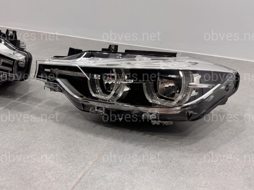 Фары FULL LED  для BMW 3 series F30 F31 2012-2018 2шт, ГАЛОГЕН В ЛЕД