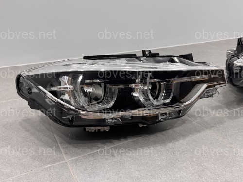 Фары FULL LED  для BMW 3 series F30 F31 2012-2018 2шт, ГАЛОГЕН В ЛЕД