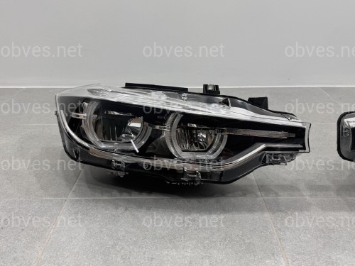 Фары FULL LED  для BMW 3 series F30 F31 2012-2018 2шт, ГАЛОГЕН В ЛЕД