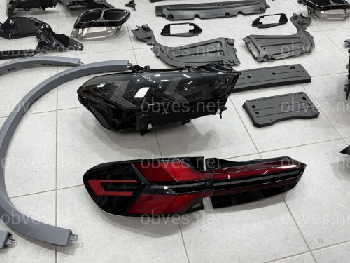 Рестайлинг комплект обвеса M paket Shadow Line 2023+ для BMW X5 G05 2018-2022