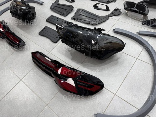 Рестайлинг комплект обвеса M paket Shadow Line 2023+ для BMW X5 G05 2018-2022