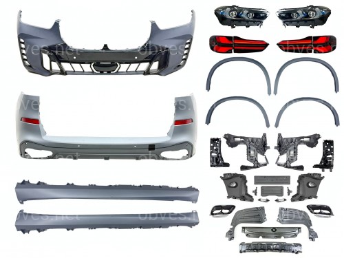 Рестайлинг комплект обвеса M paket 2023+ для BMW X5 G05 2018-2022