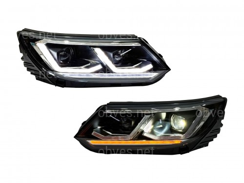 Фары FULL LED Volkswagen Tiguan 2013-2018 2шт. комплектные с блоками, ЗАМЕНА ГАЛОГЕНА Фары FULL LED Volkswagen Tiguan 2013-2018 2шт. комплектные с блоками, ЗАМЕНА ГАЛОГЕНА