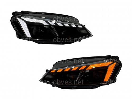 Фары LED 2 линзы для Volkswagen Golf 7 2012-2016 Фары LED 2 линзы для Volkswagen Golf 7 2012-2016