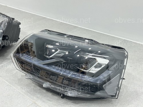Full led фары стиль Multivan T6.1 2020+ для T5 2010-2015 (левая+ правая) комплектные с блоками