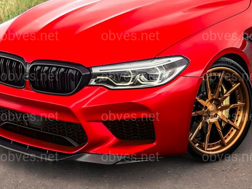 Юбка накладка переднего бампера M5 BMW 5 series G30 G31 M5 F90 2016-2020 ABS пластик, черный глянец Юбка накладка переднего бампера M5 BMW 5 series G30 G31 M5 F90 2016-2020 ABS пластик, черный глянец
