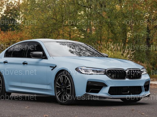 Юбка накладка переднего бампера M5 BMW 5 series G30 G31 M5 F90 LCI 2020-2023 ABS пластик, черный глянец Юбка накладка переднего бампера M5 BMW 5 series G30 G31 M5 F90 LCI 2020-2023 ABS пластик, черный глянец
