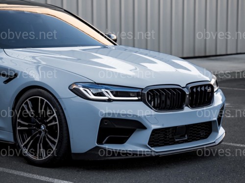 Юбка накладка переднего бампера M5 BMW 5 series G30 G31 M5 F90 LCI 2020-2023 ABS пластик, черный глянец Юбка накладка переднего бампера M5 BMW 5 series G30 G31 M5 F90 LCI 2020-2023 ABS пластик, черный глянец