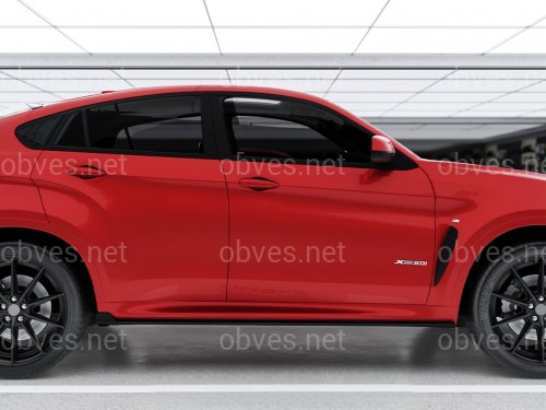 Лезвия под пороги M-Perfomance BMW X6 F16 2шт. ABS пластик, черный глянец Лезвия под пороги M-Perfomance BMW X6 F16 2шт. ABS пластик, черный глянец