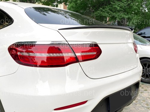 Спойлер лип багажника Mercedes-Benz GLC COUPE C253 2016-2022 ABS пластик, цвет черный глянец Спойлер лип багажника Mercedes-Benz GLC COUPE C253 2016-2022 ABS пластик, цвет черный глянец