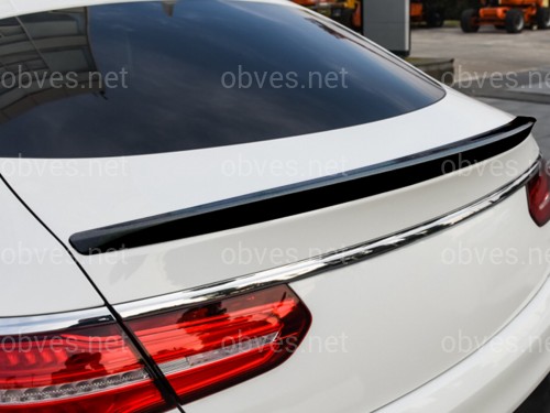Спойлер лип багажника Mercedes-Benz GLE COUPE C292 2015-2018 ABS пластик, цвет черный глянец