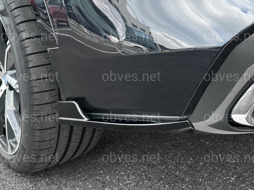 Лезвия накладки заднего бампера M-Performance BMW X5 G05 2019- 2шт. ABS пластик, черный глянец Лезвия накладки заднего бампера M-Performance BMW X5 G05 2019- 2шт. ABS пластик, черный глянец