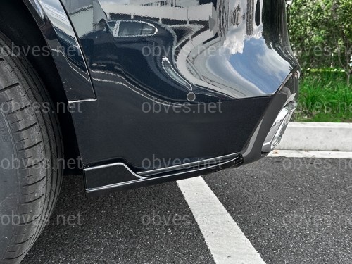 Лезвия накладки заднего бампера M-Performance BMW X5 G05 2019- 2шт. ABS пластик, черный глянец Лезвия накладки заднего бампера M-Performance BMW X5 G05 2019- 2шт. ABS пластик, черный глянец