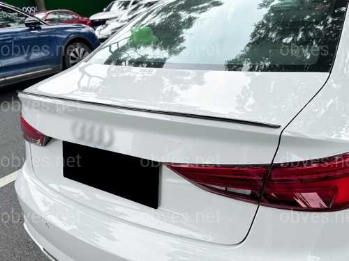 Спойлер лип для Audi A3 2013-2020 ABS пластик, цвет черный глянец Спойлер лип для Audi A3 2013-2020 ABS пластик, цвет черный глянец