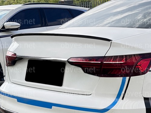 Спойлер лип стиль S4 для Audi A4 B9 2015-2023 ABS пластик, цвет черный глянец Спойлер лип стиль S4 для Audi A4 B9 2015-2023 ABS пластик, цвет черный глянец