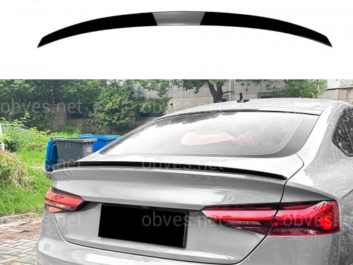 Спойлер лип стиль S5 для Audi A5 B9 2016-2023 ABS пластик, цвет черный глянец Спойлер лип стиль S5 для Audi A5 B9 2016-2023 ABS пластик, цвет черный глянец