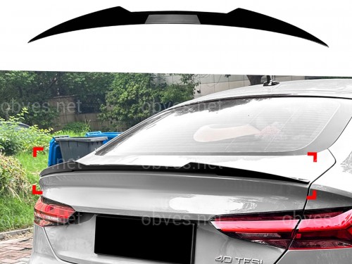 Спойлер лип стиль M4 для Audi A5 B9 2016-2023 ABS пластик, цвет черный глянец Спойлер лип стиль M4 для Audi A5 B9 2016-2023 ABS пластик, цвет черный глянец