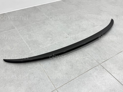 Спойлер лип на багажник BMW series 5 F10 2010-2016 ABS пластик, черный глянец