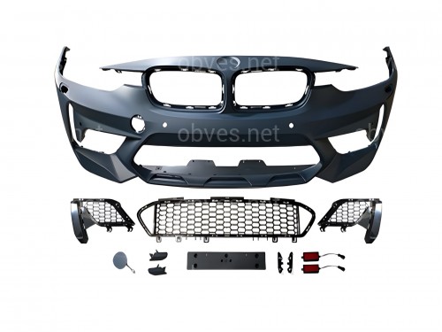 Передний бампер CS стиль BMW 3 Series F30 F31 2012-2018