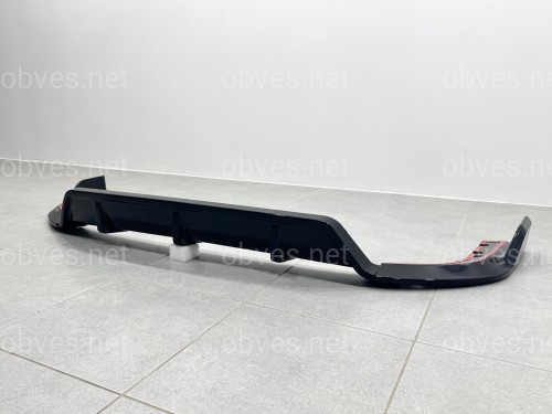 Юбка накладка заднего бампера Paradigma BMW X5 G05 2018-2025 черный глянец